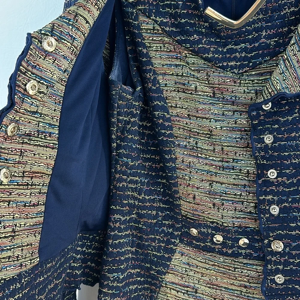 Joseph Ribkoff Dress/Blazer Set - Picture 4 of 13